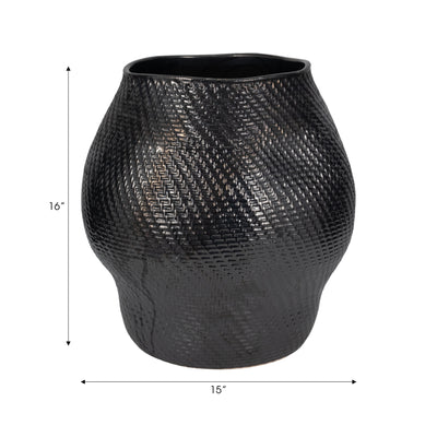 16 Sobaek Small Vase, Black