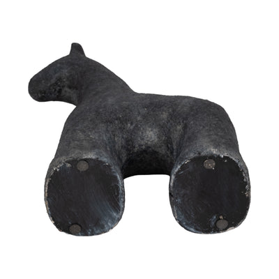 9 Textured Horse, Black