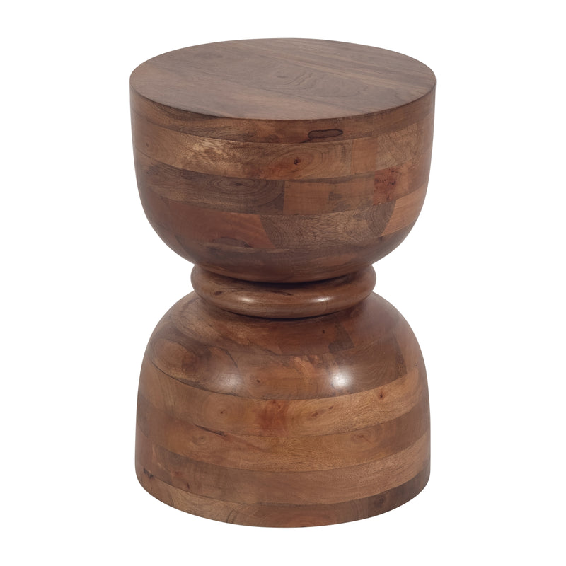 18 POLISHED MANGO WOOD ACCENT TABLE