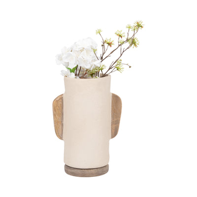 Ecomix, 13 Organic Vase, Ivory