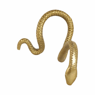 10 Tall Snake Tabletop D?cor, Gold