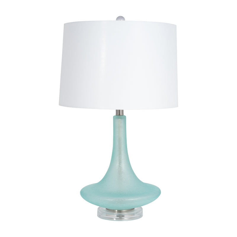 Glass 26  Table Lamp, Green