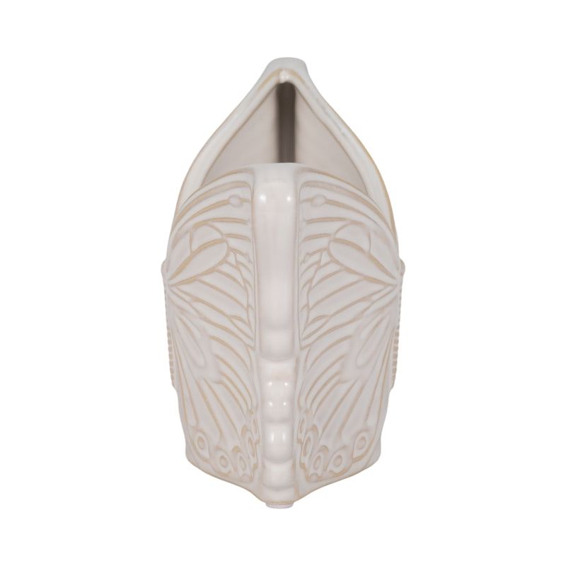 7 Butterfly Planter, Ivory