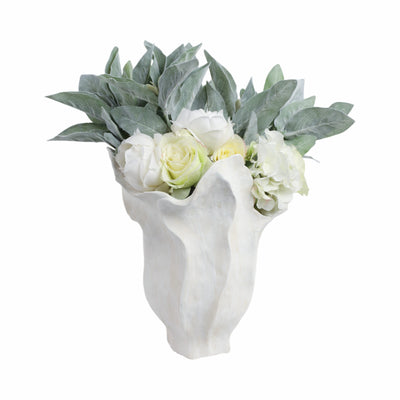 13 Spadena Small Porcelain Vase, Ivory