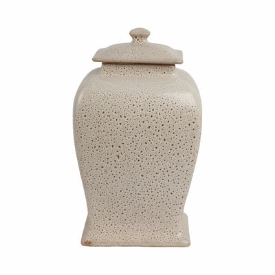 16 Townsend Small Lidded Jar, Beige