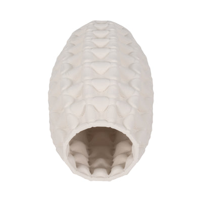 12 ALEXANDER 3D PRINTED VASE, IVORY/BEIGE