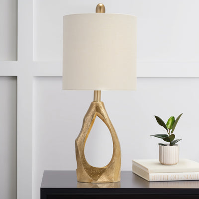 Resin 24 Organic Table Lamp, Gold