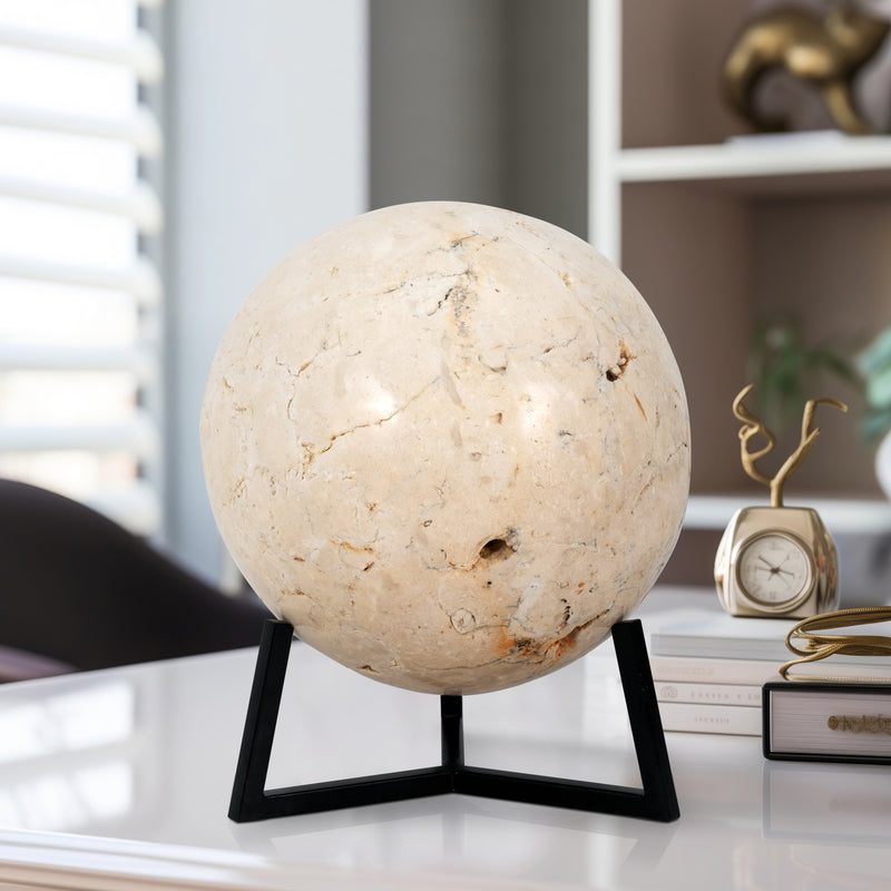 Stone, 9 Moon On Stand, Ivory