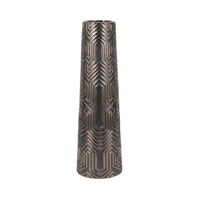 26 Rialto Oversized Contemporary Vase, Black