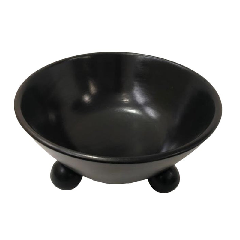 12 Bowl With Ball Feet, Black