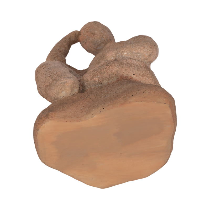 8 Thinking Man On Rock, Terracotta