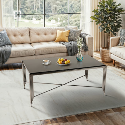 44 Aldine Stainless Steel Coffee Table