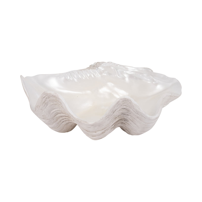 13 Pearlized Shell Bowl, Ivory