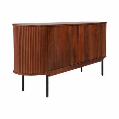 63 Rounded Ridges Sideboard, Brown