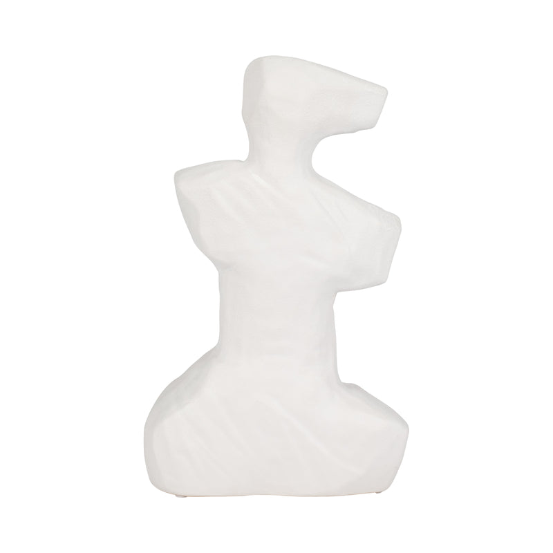 13 Abstract Venetian Figurine, White