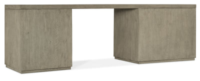 Linville Falls 96 Desk with One File and Open Desk Cabinet