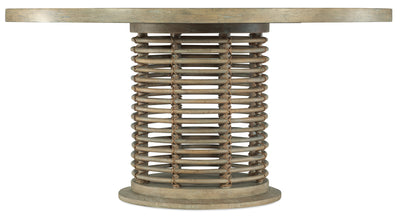 Surfrider 60in Rattan Round Dining Table