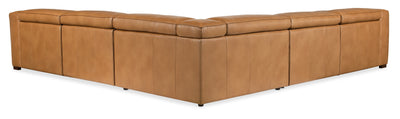 Fresco 5 Seat Sectional 4-Power Recline & Power Headrest