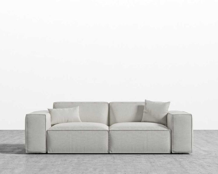 Malsa - gray triple sofa