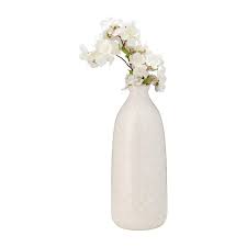 CER, 16 CIRCLES VASE, BEIGE