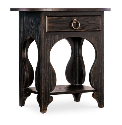 Americana One-Drawer Oval Nightstand