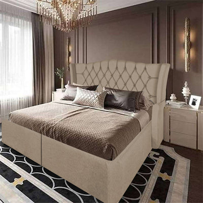 In House | Taj Mahal Bed Frame Linen - 200x90 cm