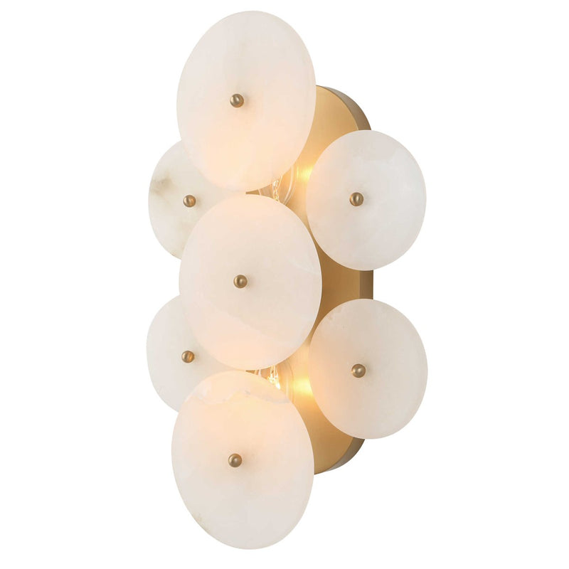 ALABASTER RADIANCE, 2 LT SCONCE