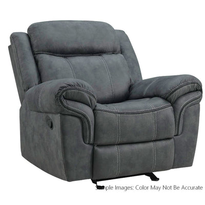 Sorrento Glider Recliner in FB367 Charcoal