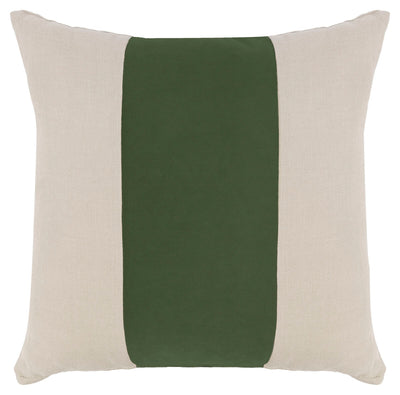 Emerald Velvet Linen Throw Pillow - TP01-01-B