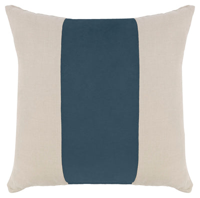 Denim Velvet Linen Throw Pillow - TP01-01-C