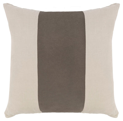 Mink Velvet Linen Throw Pillow - TP01-01-G