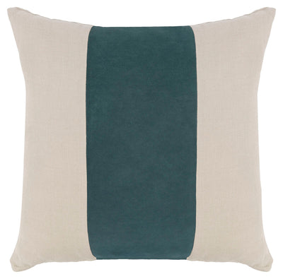 Lagoon Velvet Linen Throw Pillow - TP01-01-I