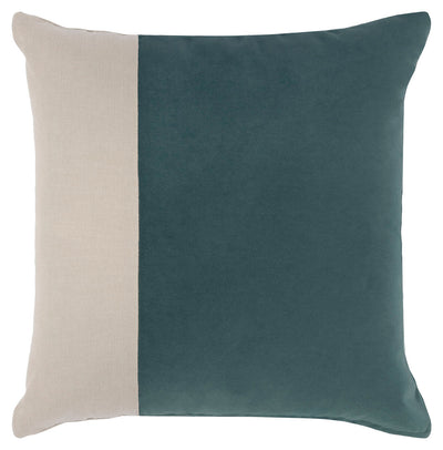 Lagoon Velvet Linen Throw Pillow - TP02-01-I