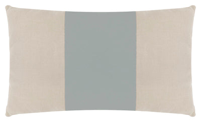 Heron Velvet Linen Kidney Pillow