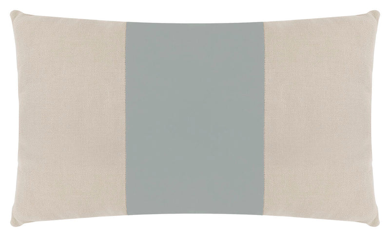 Heron Velvet Linen Kidney Pillow