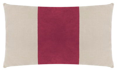 Blossom Velvet Linen Kidney Pillow