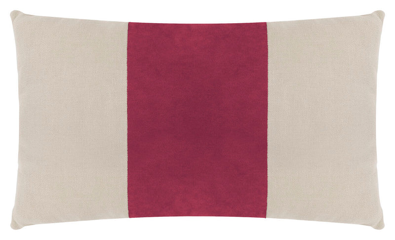 Blossom Velvet Linen Kidney Pillow