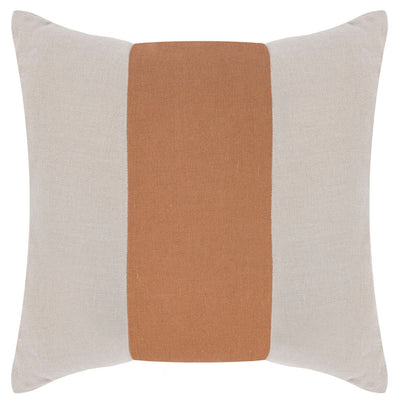 Terracotta Velvet Linen Throw Pillow - TP04-01-D