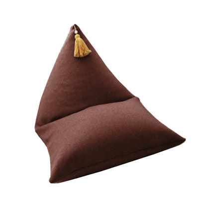 Linen Bean bag Triangular Shape For Kids - 55x55x75 cm