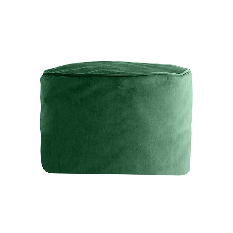 Velvet Round Bean Bag - 100x100x20 cm