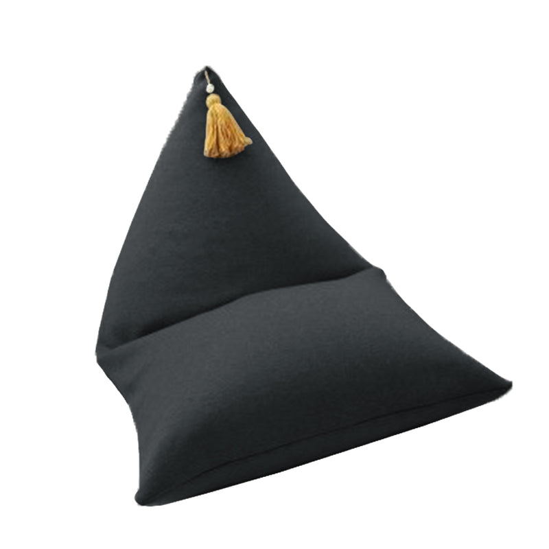 Linen Bean bag Triangular Shape For Kids - 55x55x75 cm