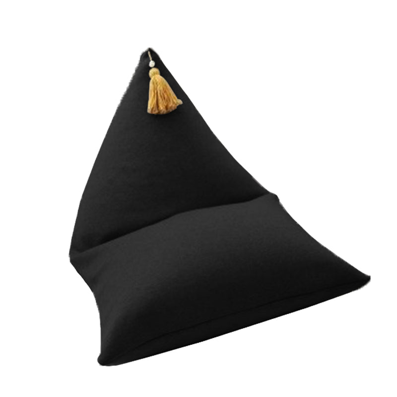 Linen Bean bag Triangular Shape For Kids - 55x55x75 cm