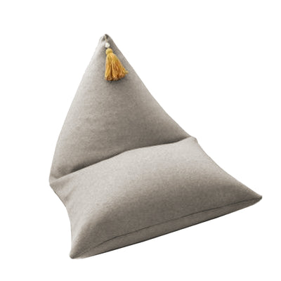 Linen Bean bag Triangular Shape For Kids - 55x55x75 cm