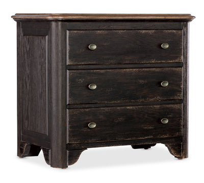 Americana Three-Drawer Nightstand