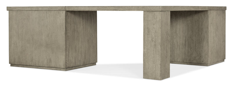 Linville Falls Corner Desk with File and Open Desk Cabinet