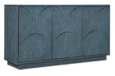 Melange Round Valley Three Door Entertainment Credenza