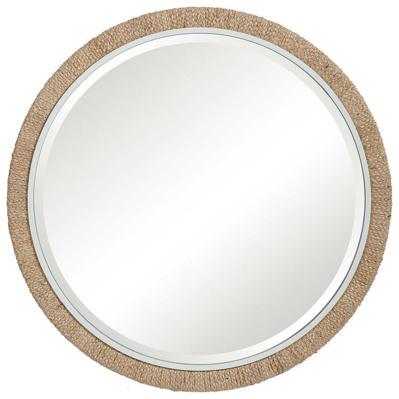 CARBET ROUND MIRROR - Al Rugaib Furniture (4674504982624)