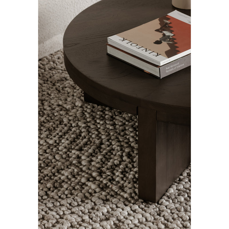 Folke Round Coffee Table Light Brown