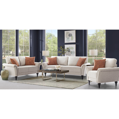 Hampton Holiday Beige Loveseat (6645526954080)