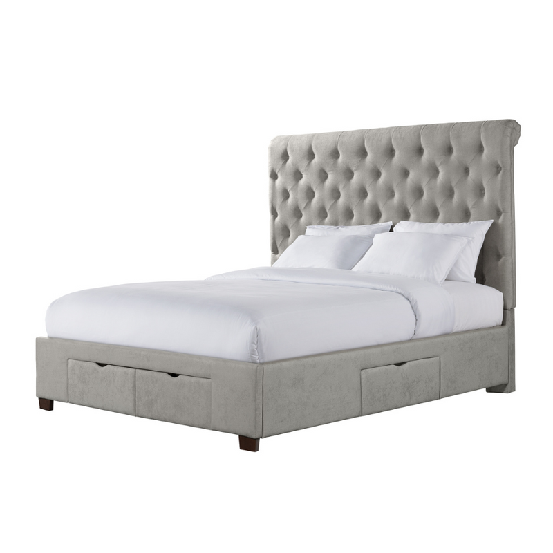 Waldorf Storage Bed Boulder Grey